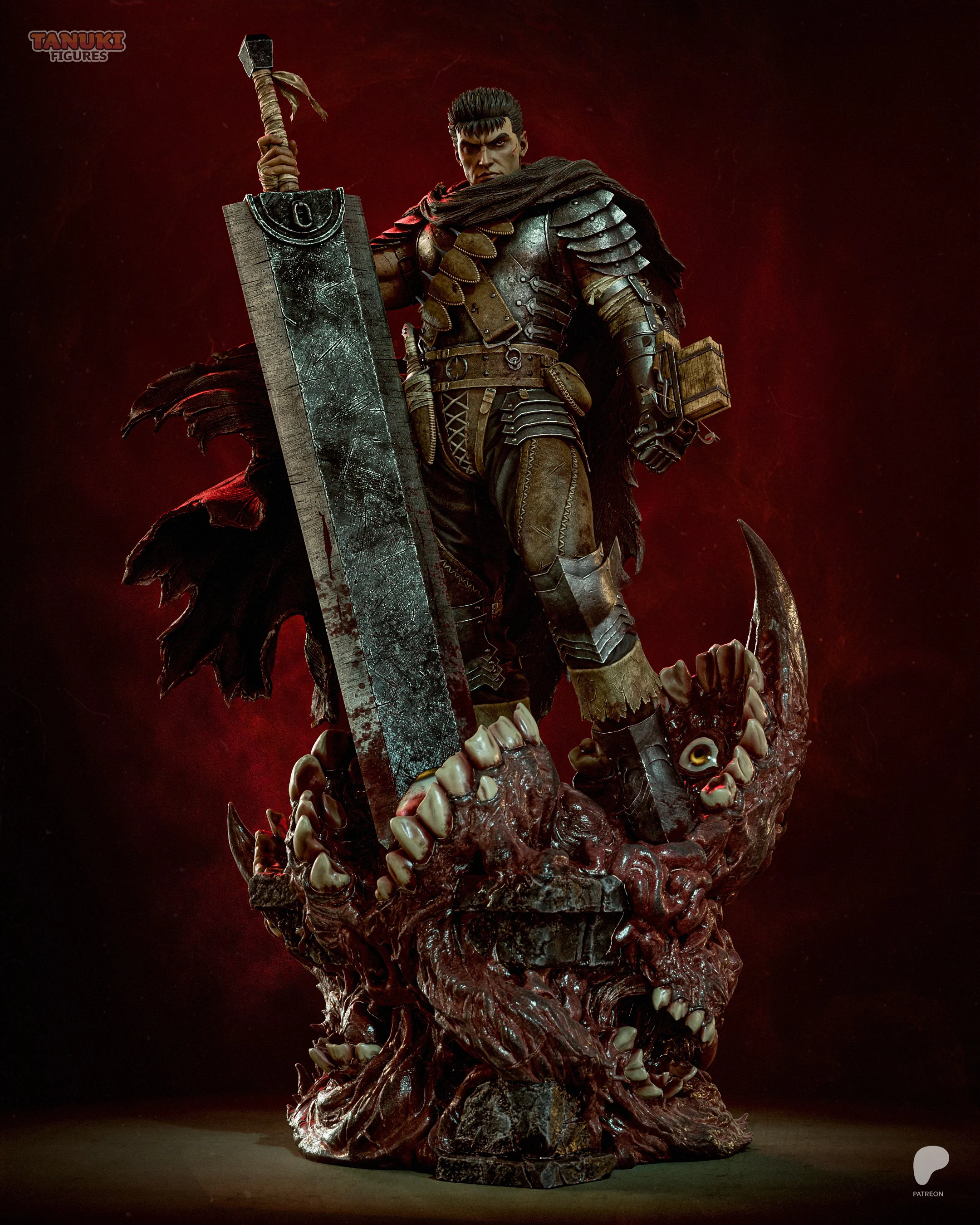 Guts – Black Swordsman – Berserk Fan Art – Grim Souls